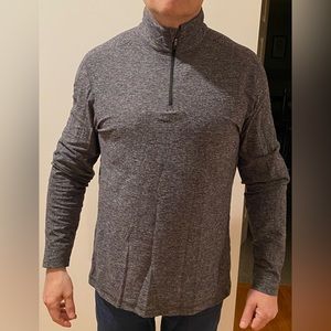 Lululemon Long Sleeve 1/4 Zip Grey Men's Pullover XL